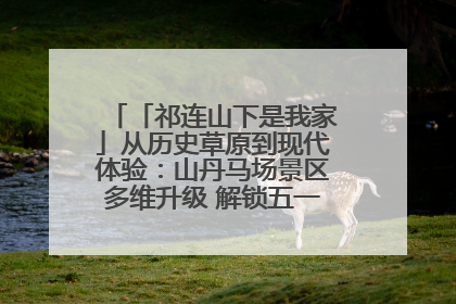 「祁连山下是我家」从历史草原到现代体验：山丹马场景区多维升级 解锁五一文旅新玩法