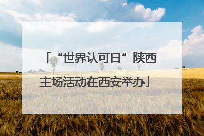“世界认可日”陕西主场活动在西安举办