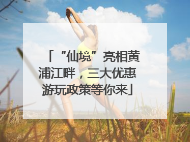 “仙境”亮相黄浦江畔，三大优惠游玩政策等你来