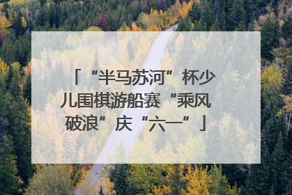 “半马苏河”杯少儿围棋游船赛“乘风破浪”庆“六一”