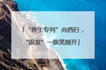 “养生专列”向西行，“银发”一族笑颜开