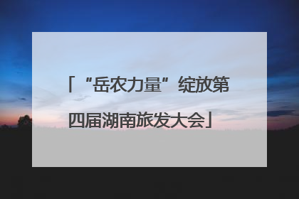 “岳农力量”绽放第四届湖南旅发大会