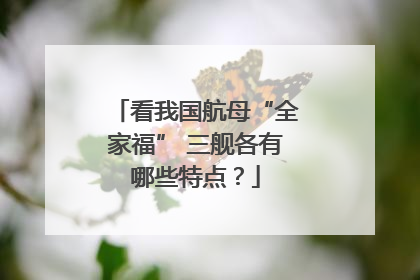 看我国航母“全家福” 三舰各有哪些特点？