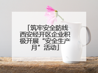 筑牢安全防线 西安经开区企业积极开展“安全生产月”活动