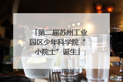 第二届苏州工业园区少年科学院“小院士”诞生