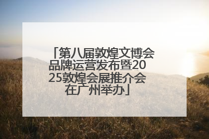 第八届敦煌文博会品牌运营发布暨2025敦煌会展推介会在广州举办