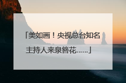 美如画！央视总台知名主持人来泉簪花……