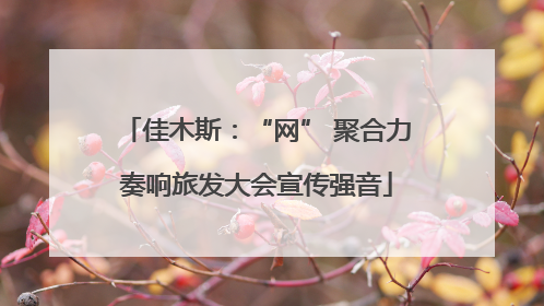 佳木斯：“网” 聚合力奏响旅发大会宣传强音