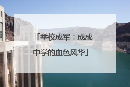 举校成军：成成中学的血色风华
