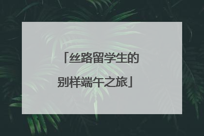 丝路留学生的别样端午之旅
