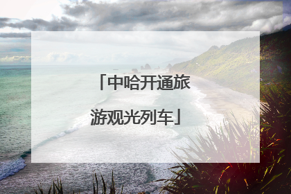 中哈开通旅游观光列车