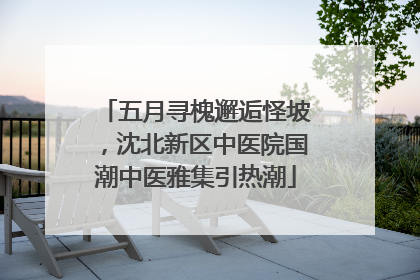 五月寻槐邂逅怪坡，沈北新区中医院国潮中医雅集引热潮