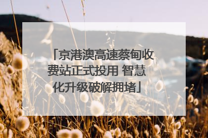 京港澳高速蔡甸收费站正式投用 智慧化升级破解拥堵