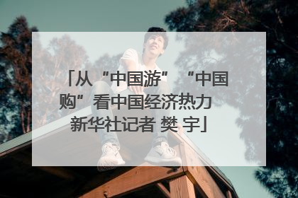 从“中国游”“中国购”看中国经济热力 新华社记者 樊 宇