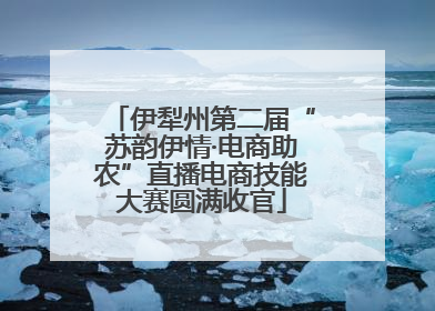 伊犁州第二届“苏韵伊情·电商助农”直播电商技能大赛圆满收官
