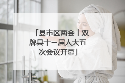 县市区两会丨双牌县十三届人大五次会议开幕