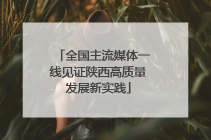 全国主流媒体一线见证陕西高质量发展新实践