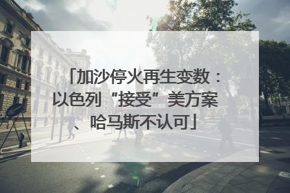 加沙停火再生变数：以色列“接受”美方案、哈马斯不认可