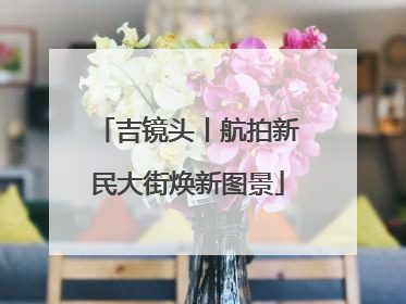 吉镜头丨航拍新民大街焕新图景
