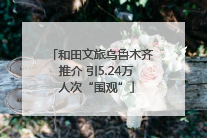 和田文旅乌鲁木齐推介 引5.24万人次“围观”