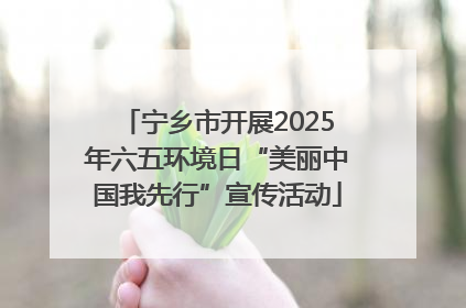 宁乡市开展2025年六五环境日“美丽中国我先行”宣传活动
