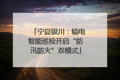 宁夏银川：输电智能巡检开启“防汛防火”双模式