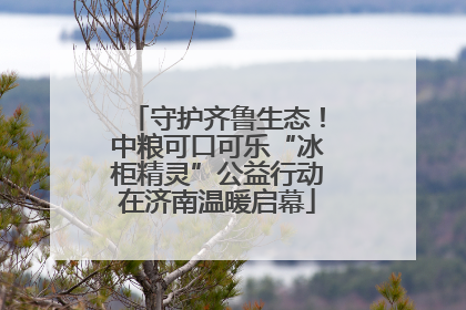 守护齐鲁生态！中粮可口可乐“冰柜精灵”公益行动在济南温暖启幕