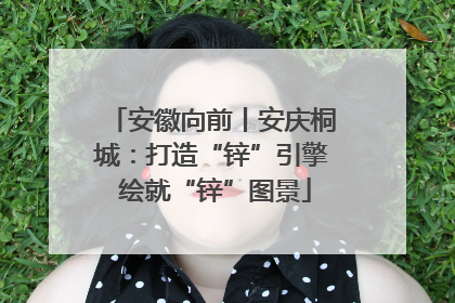安徽向前丨安庆桐城：打造“锌”引擎 绘就“锌”图景