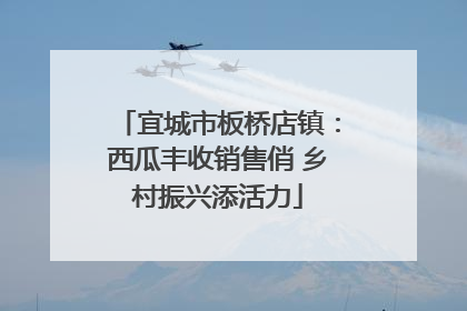 宜城市板桥店镇：西瓜丰收销售俏 乡村振兴添活力