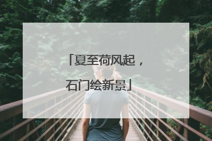夏至荷风起，石门绘新景