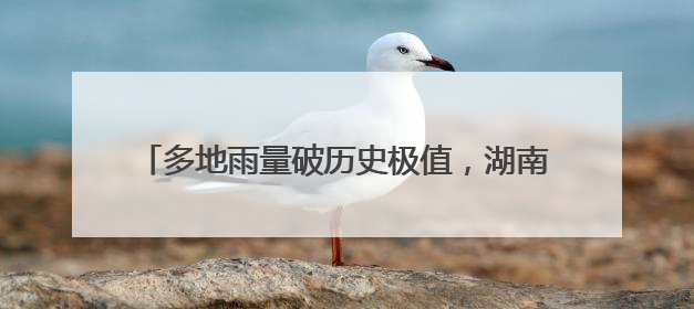 多地雨量破历史极值，湖南启动洪水防御四级应急响应