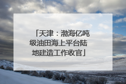 天津：渤海亿吨级油田海上平台陆地建造工作收官