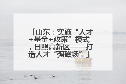 山东：实施“人才+基金+政策”模式，日照高新区——打造人才“强磁场”