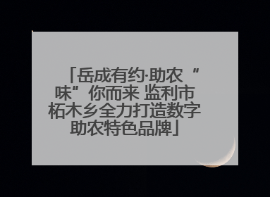 岳成有约·助农“味”你而来 监利市柘木乡全力打造数字助农特色品牌