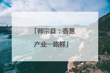 师宗县：香葱产业一路鲜