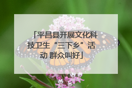 平昌县开展文化科技卫生“三下乡”活动 群众叫好