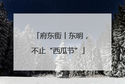 府东街丨东明，不止“西瓜节”