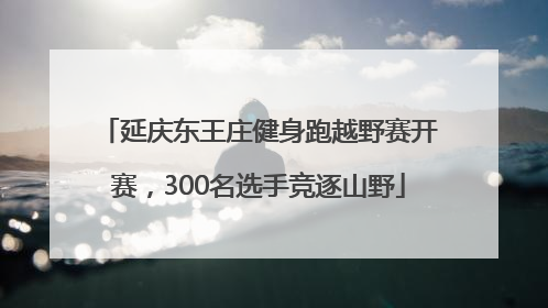 延庆东王庄健身跑越野赛开赛，300名选手竞逐山野