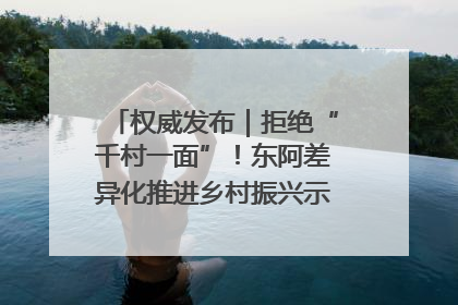权威发布｜拒绝“千村一面”！东阿差异化推进乡村振兴示范片区建设
