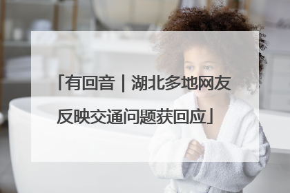 有回音｜湖北多地网友反映交通问题获回应