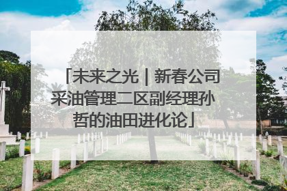 未来之光｜新春公司采油管理二区副经理孙哲的油田进化论