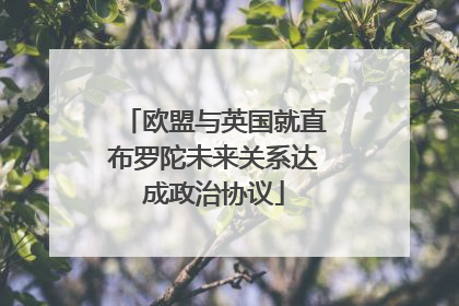 欧盟与英国就直布罗陀未来关系达成政治协议