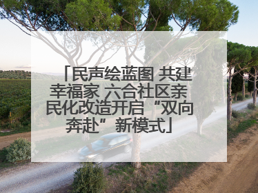 民声绘蓝图 共建幸福家 六合社区亲民化改造开启“双向奔赴”新模式