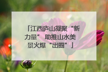 江西庐山凝聚“新力量” 助推山水美景火爆“出圈”