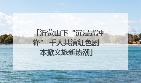 沂蒙山下“沉浸式冲锋” 千人共演红色剧本掀文旅新热潮