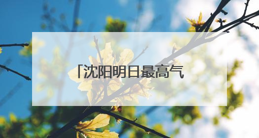 沈阳明日最高气温33℃！端午节假期有雷阵雨