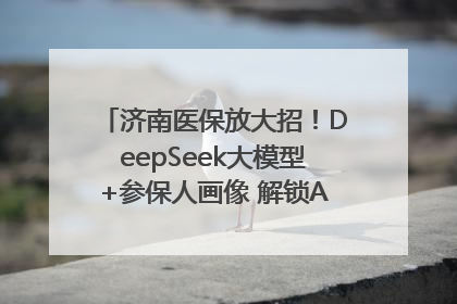 济南医保放大招！DeepSeek大模型+参保人画像 解锁AI医保管家新体验