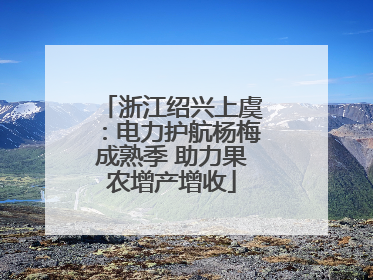 浙江绍兴上虞：电力护航杨梅成熟季 助力果农增产增收
