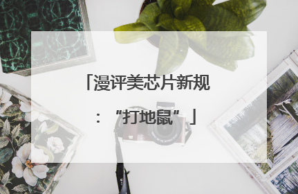 漫评美芯片新规：“打地鼠”