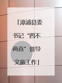 漳浦县委书记“四不两直”督导文旅工作